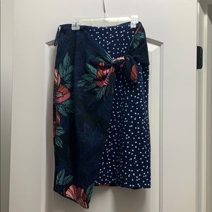 Mixed media skirt